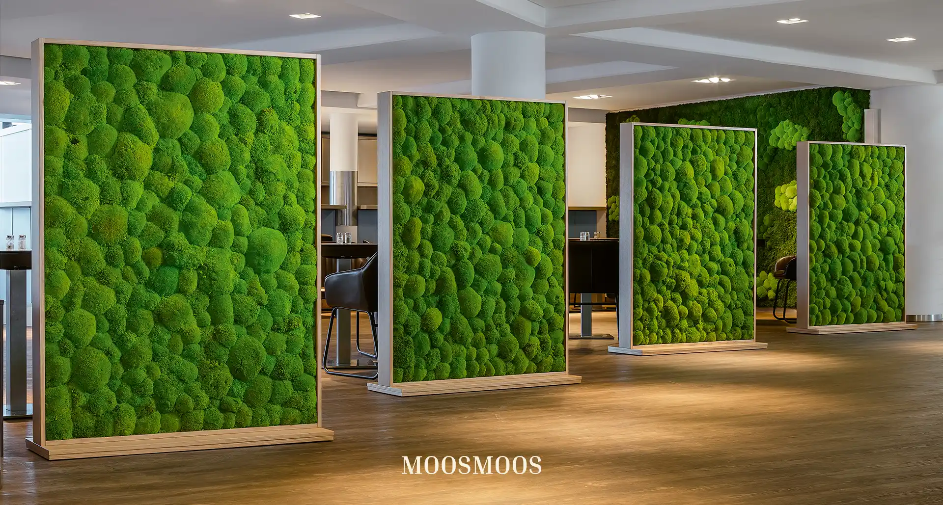 MoosMoos Raumteiler und Trennwände aus Moos und Pflanzen 