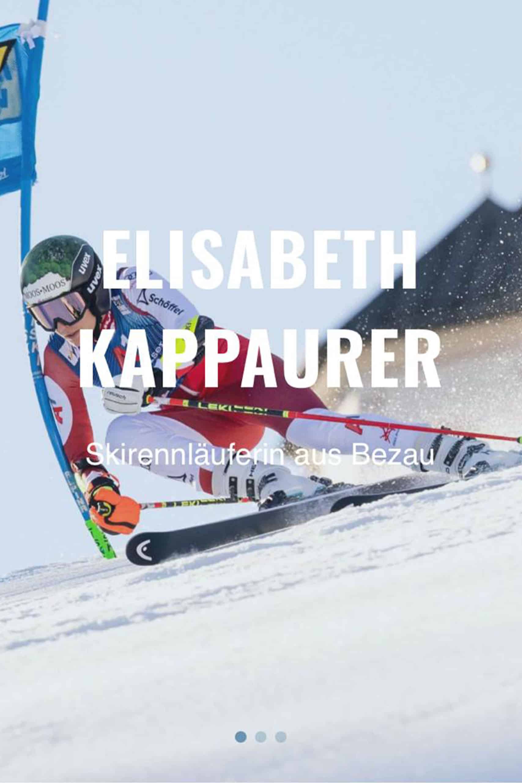 Elisabeth Kappaurer Abfahrtski